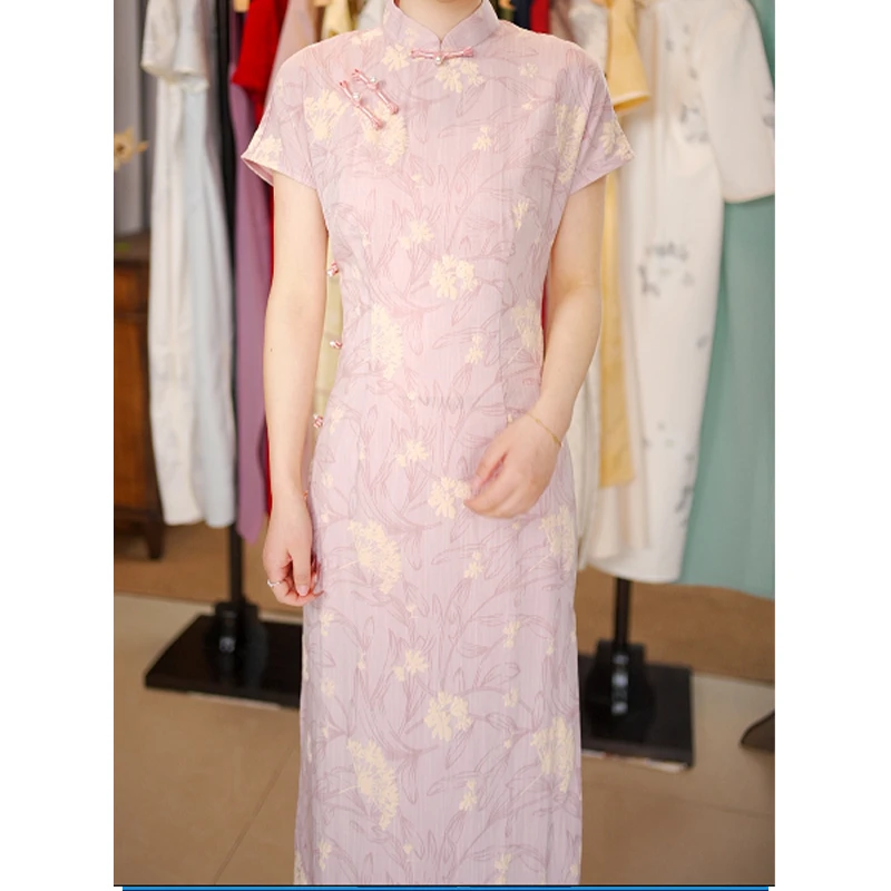 《温玉》旗袍女新中式2025新款改良年轻款小个子日常连衣裙