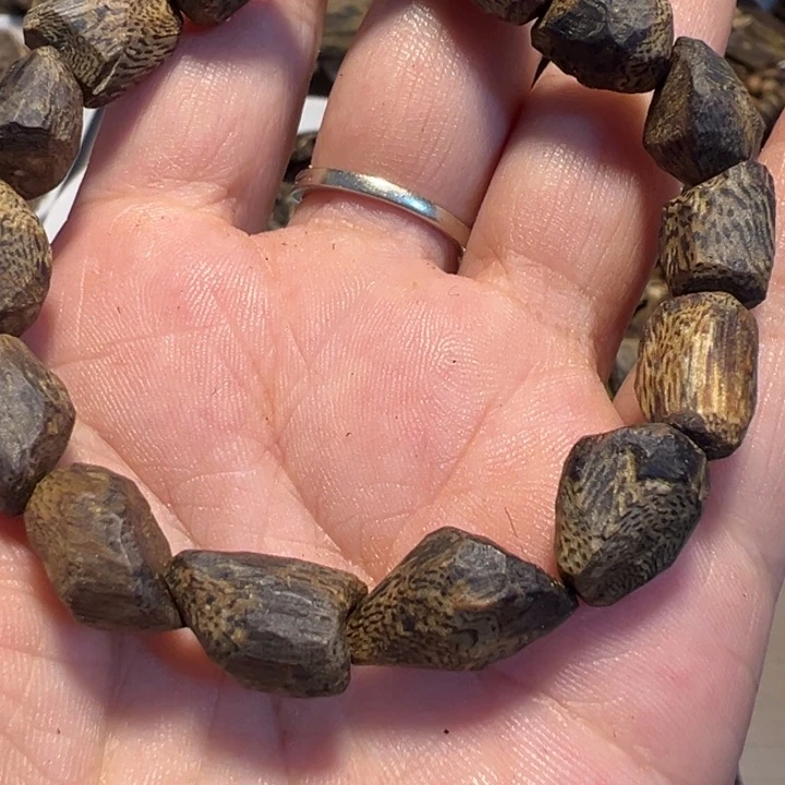 沉香木手串军*主椅楠手串白椅树丁9