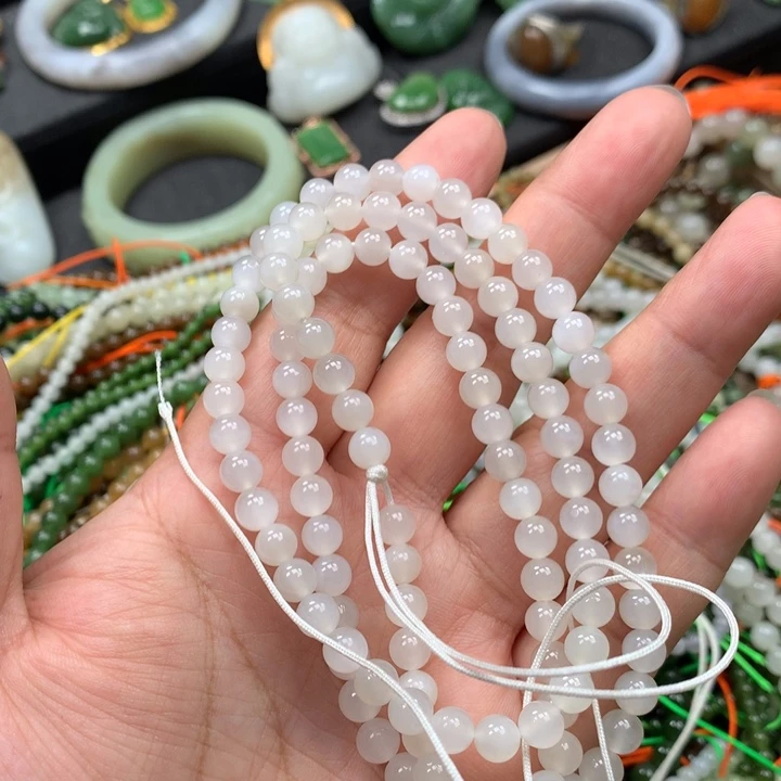 和田玉未镶嵌手链93