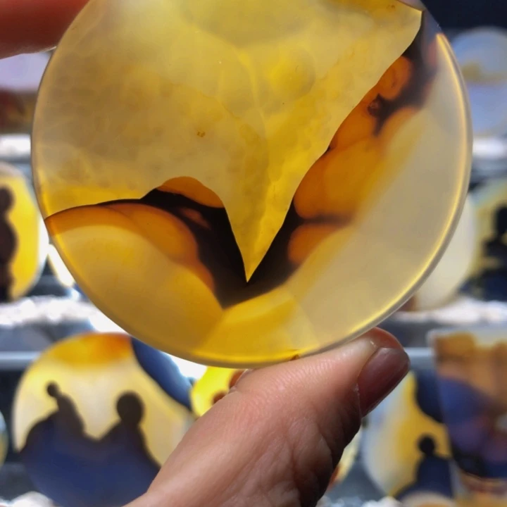 合金玛瑙/玉髓珠宝奇石55