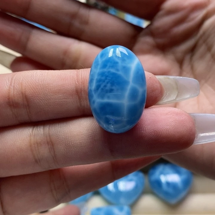 未***期针钠钙石（海纹石）未镶嵌颈饰