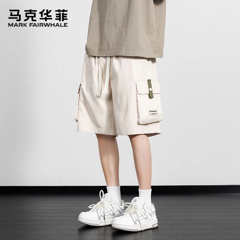 马克华菲夏季美式工装潮牌短裤男百搭休闲日系薄款ins多口袋裤子