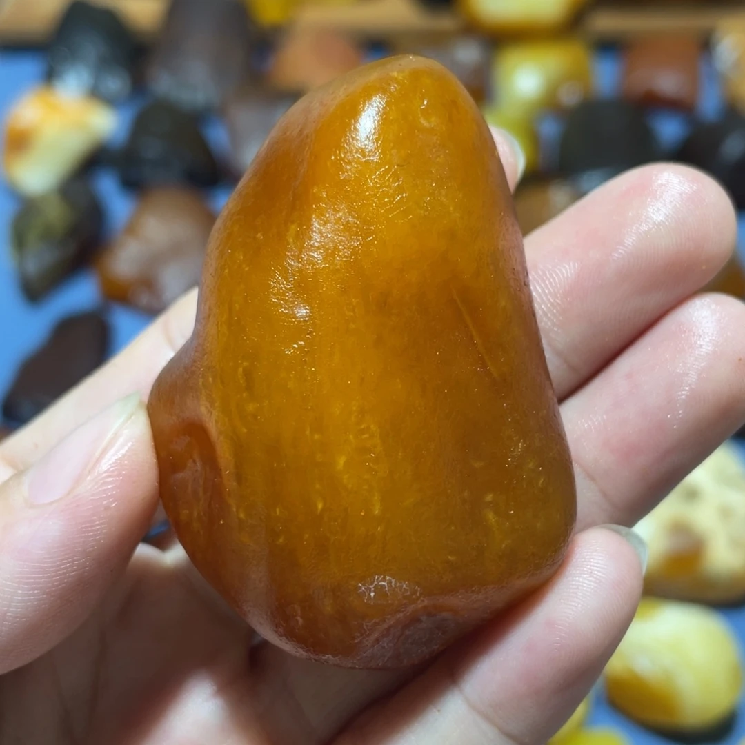 定制蜜蜡未镶嵌波罗的海原石