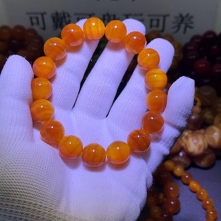 松木（琥珀木）手串/手链1.3 包浆高货