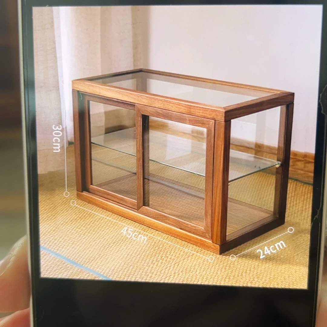 抖音直播茶柜展示