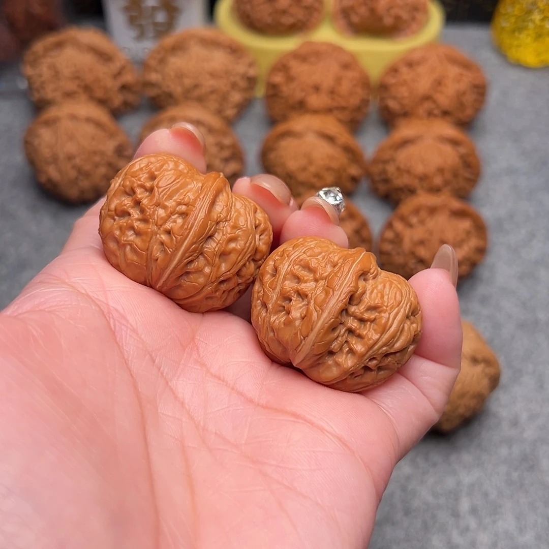 把件文玩核桃贰**柒精品元宝36全品
