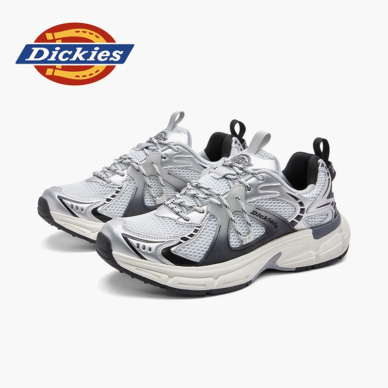 Dickies25新款时尚厚底拼色系带老爹鞋休闲秋冬透气时尚休闲鞋