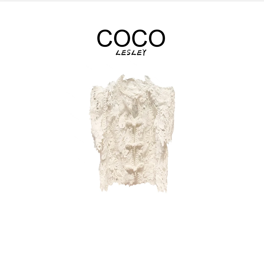 澳门港正品百搭衬衫纽扣不褪色夏季宽松短袖拼接小衫刺绣#3-TX-05