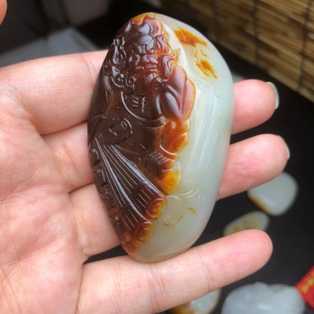 新疆和田玉钟馗挂件