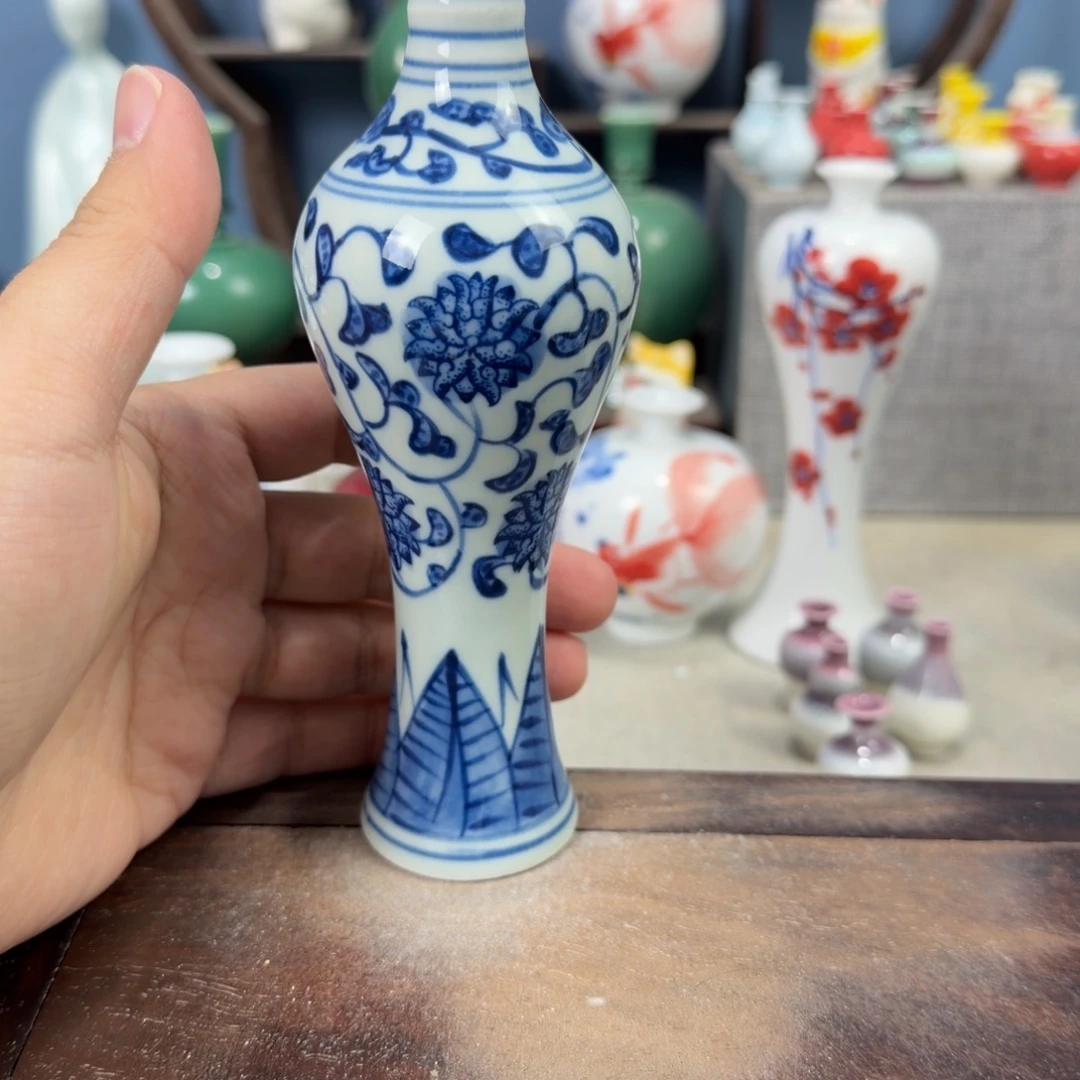 陶瓷手工小花器摆件