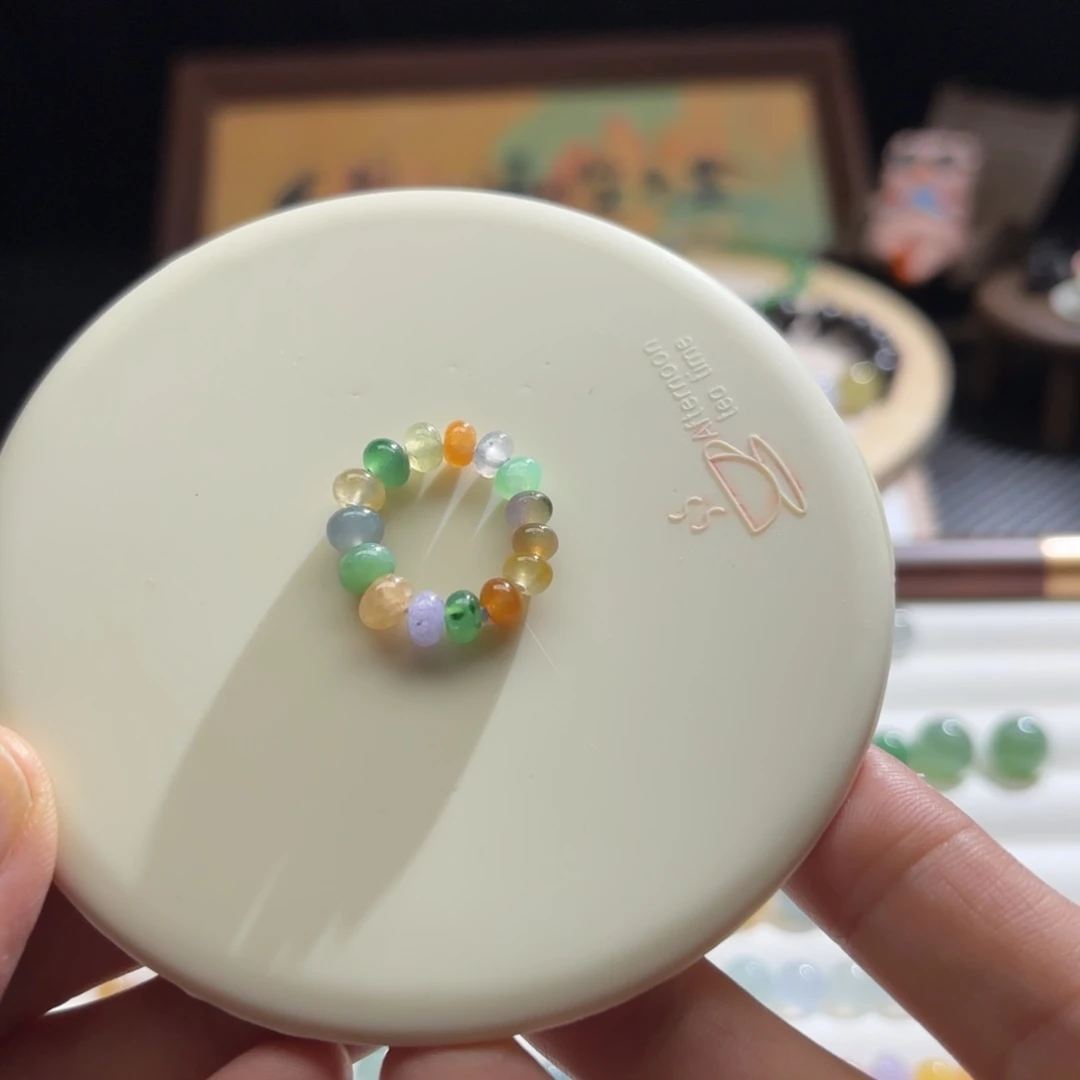 翡翠散珠一组小糖豆
