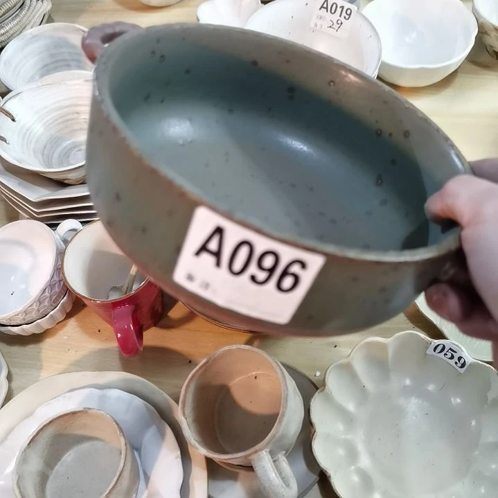 瓷片正品粗陶096双耳一个