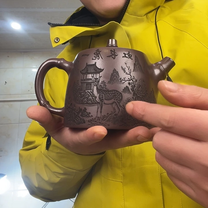 茶壶紫砂正品一把