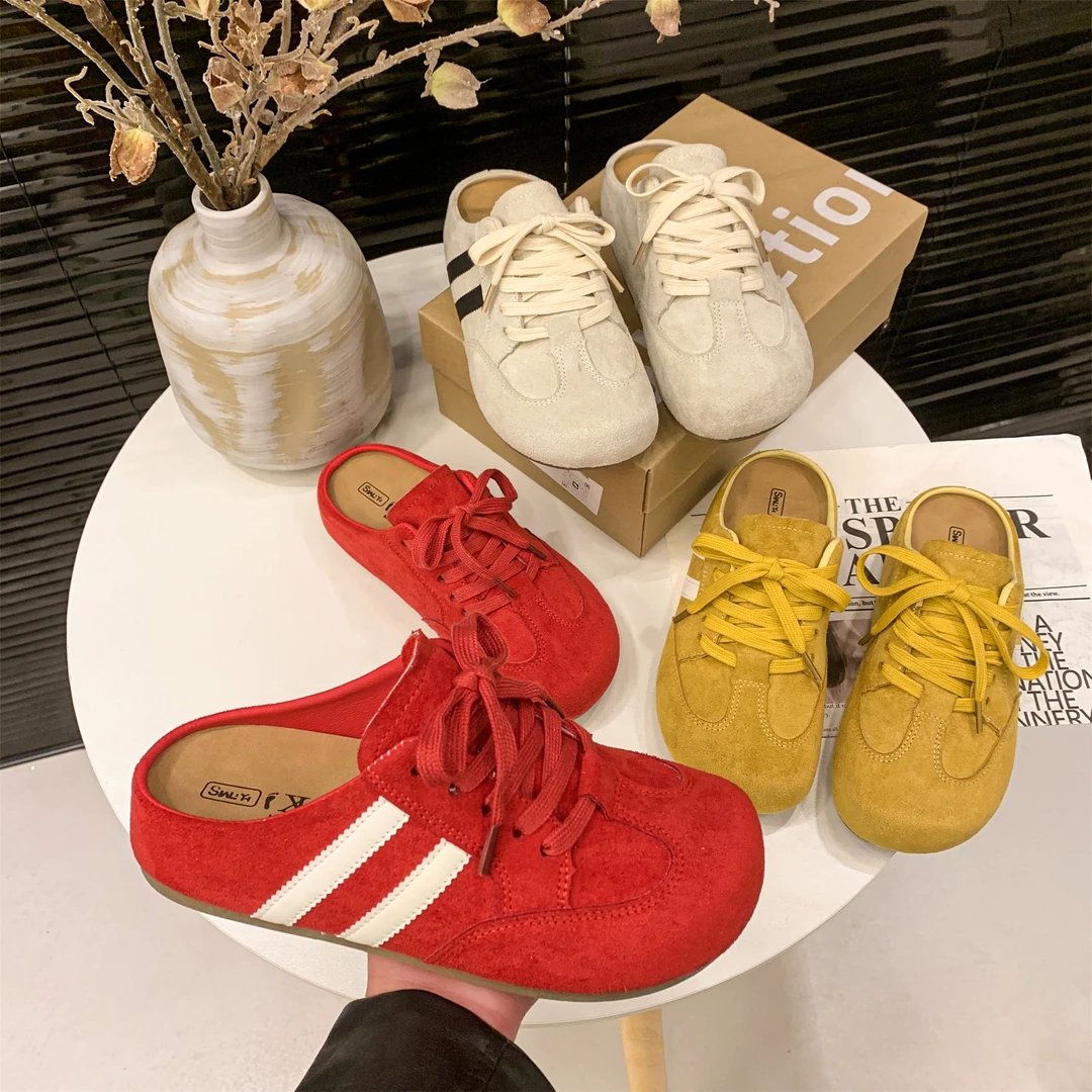 【全额补运费】爆款女鞋内增高勃肯德训包头半拖鞋女外穿