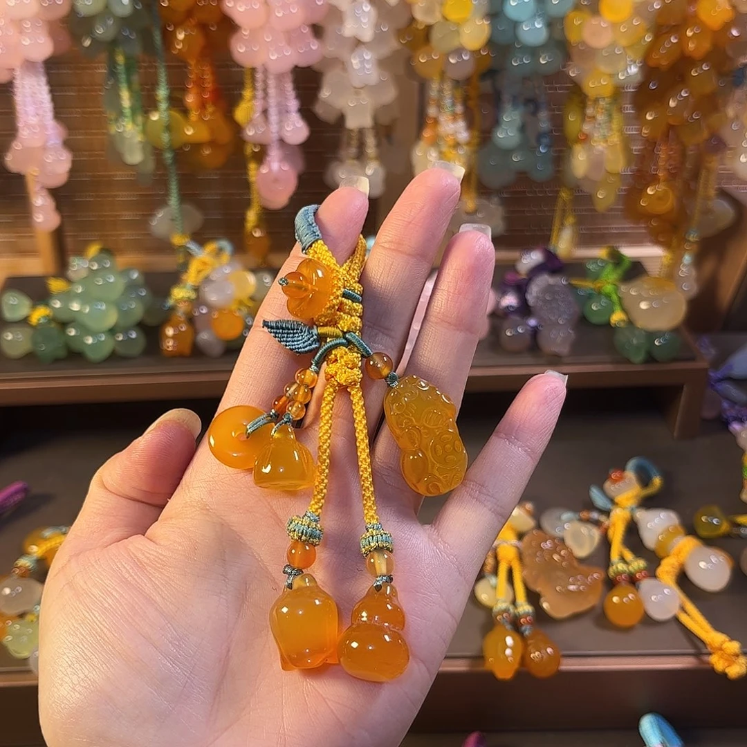 玛瑙/玉髓未镶嵌车挂