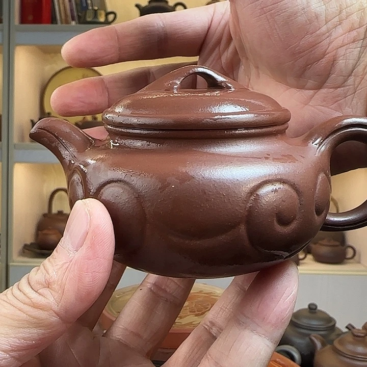 麻***胡紫砂茶壶宜兴紫砂工艺