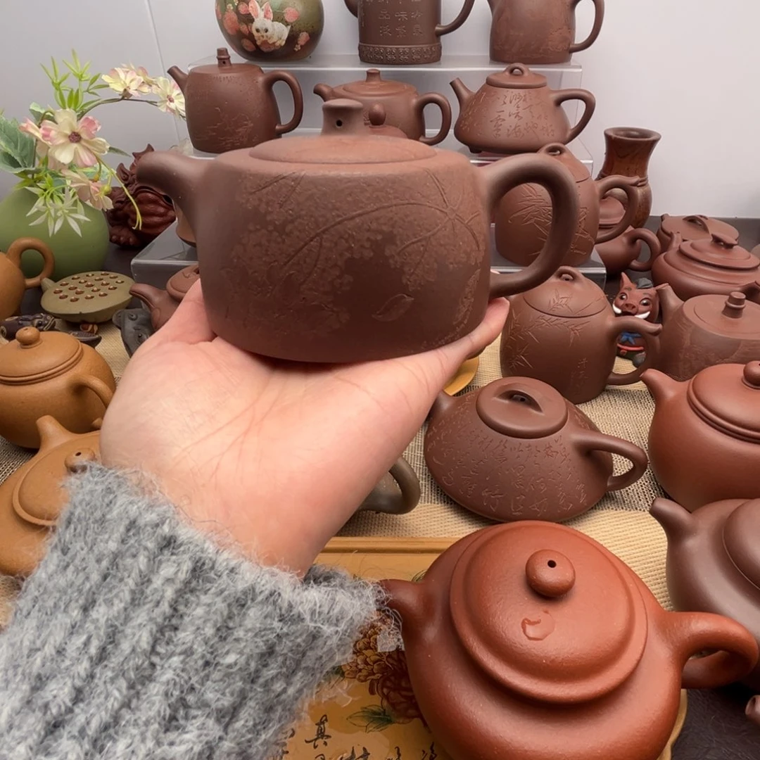 茶壶紫砂底槽清井栏微瑕