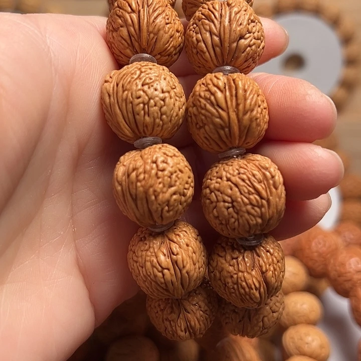 吊坠桃核桃核手串龙鳞凤尾18尺