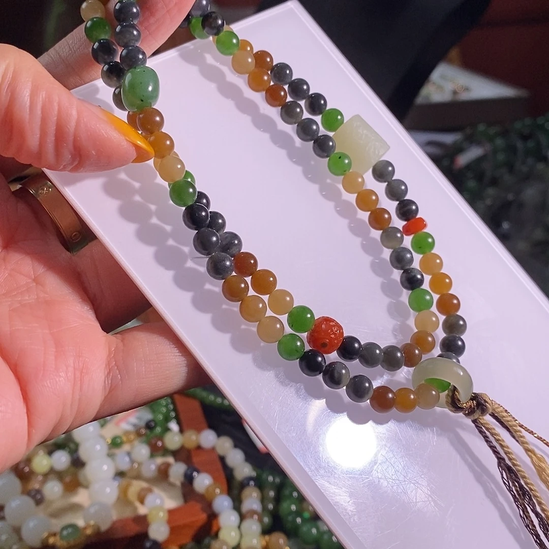 和田玉未镶嵌手链