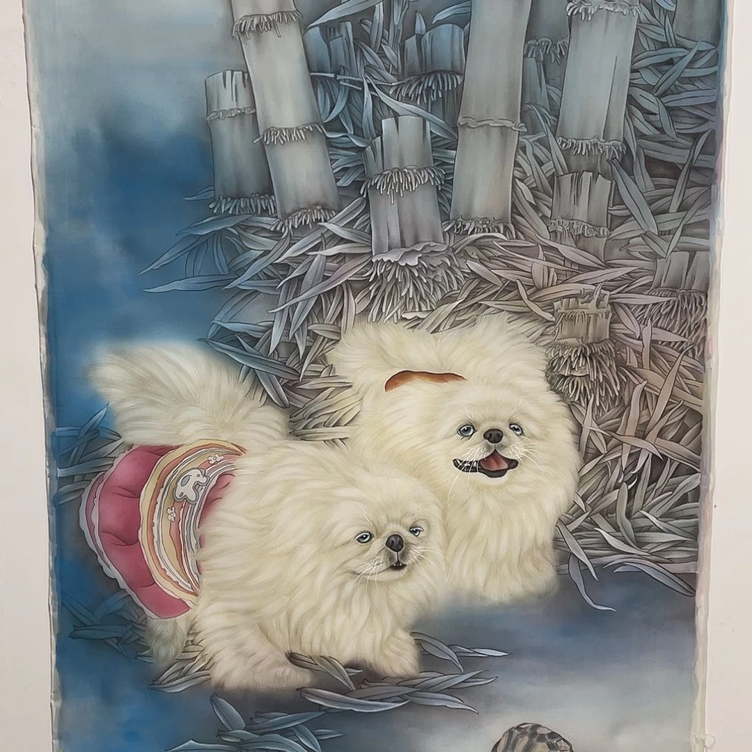 国画工笔花鸟画作品欣赏