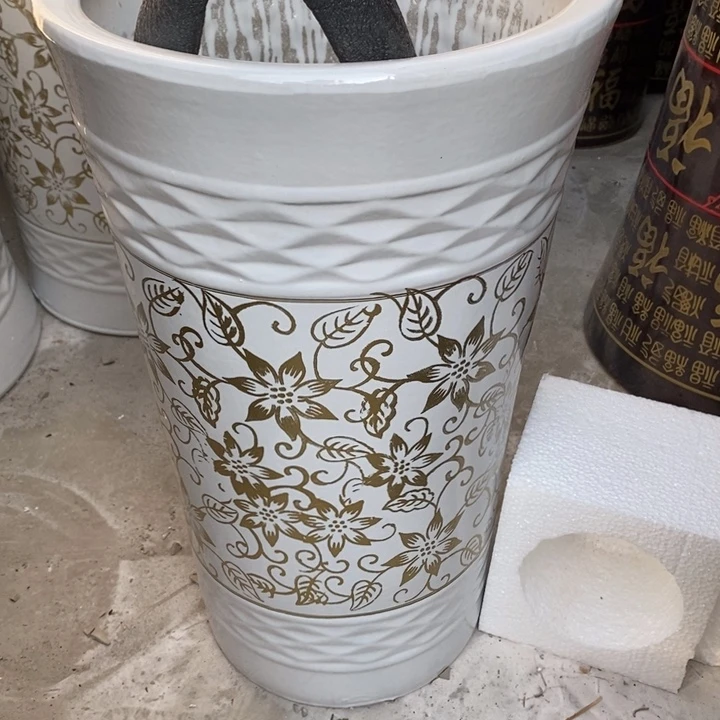 高腰白格子金叶大号口31/51