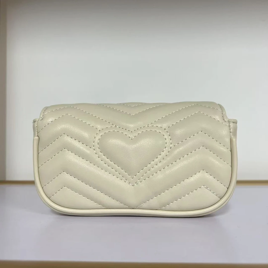 HM486 S25新款白色Mameng单肩斜挎包-1S