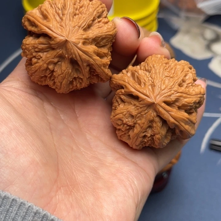 文玩核桃把件粗筋44