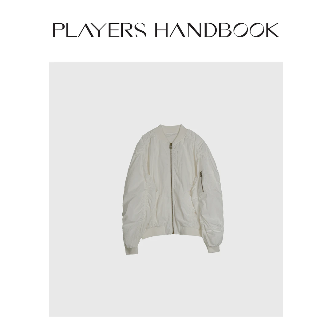 Players HandbooK 《白月光》春夏防晒oversize棉布棒球外套PH1752