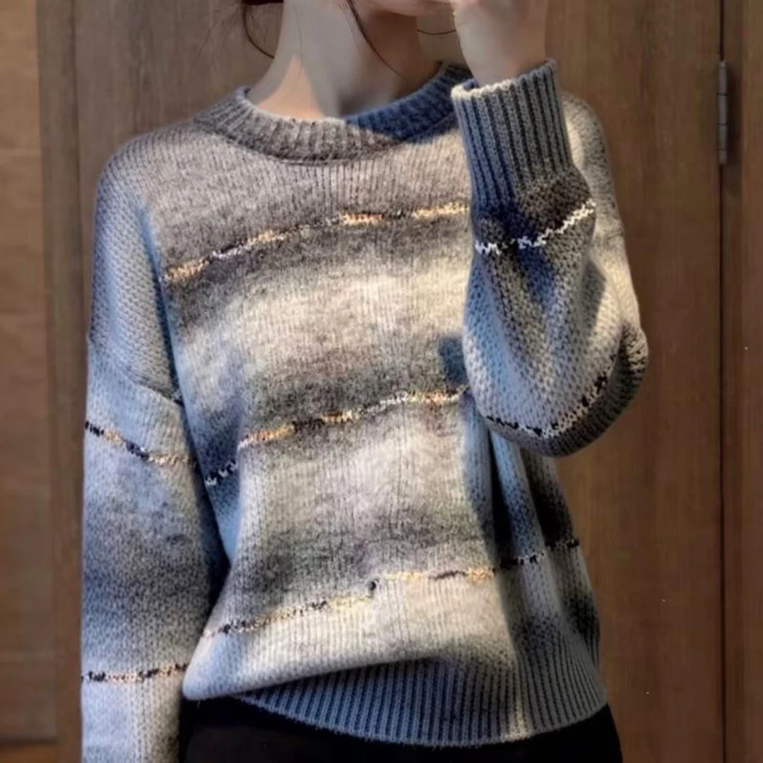 【毛衣】宽松简约新款时尚高档毛衣时装女装服装8139[SY]Q