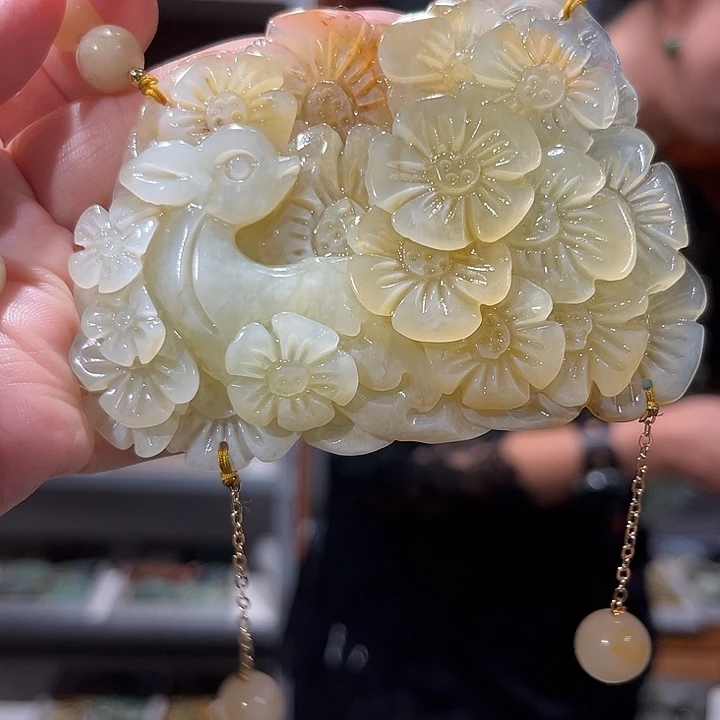 未镶嵌岫玉毛衣链