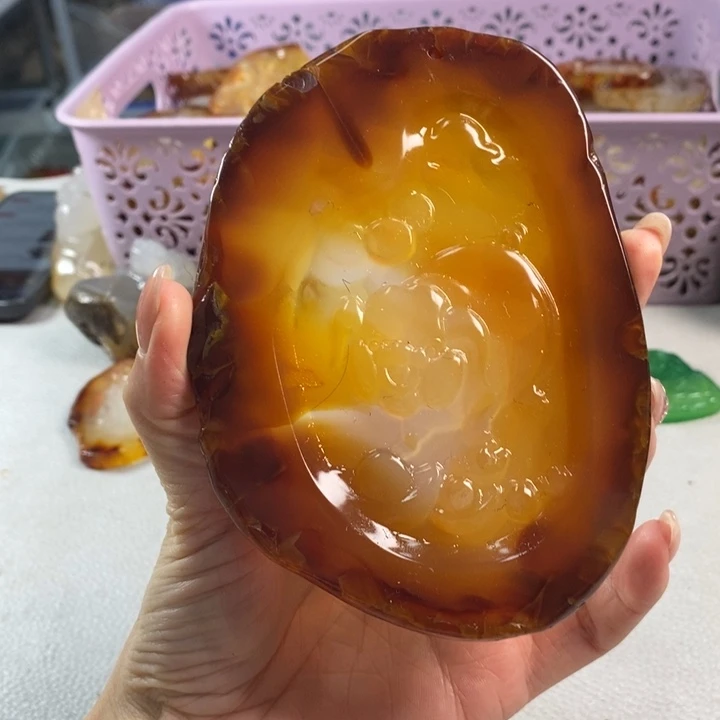 玛瑙/玉髓吊坠(不含链)未镶嵌