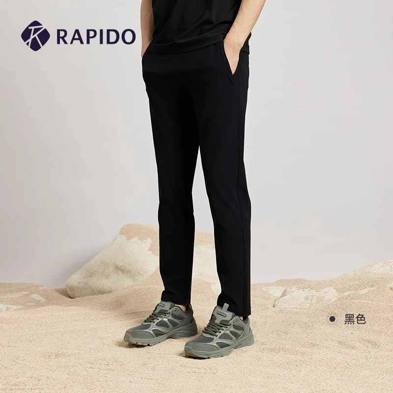 RAPIDO雳霹道2025春夏秋季男士直筒速干裤简约修身长裤CN5278G06