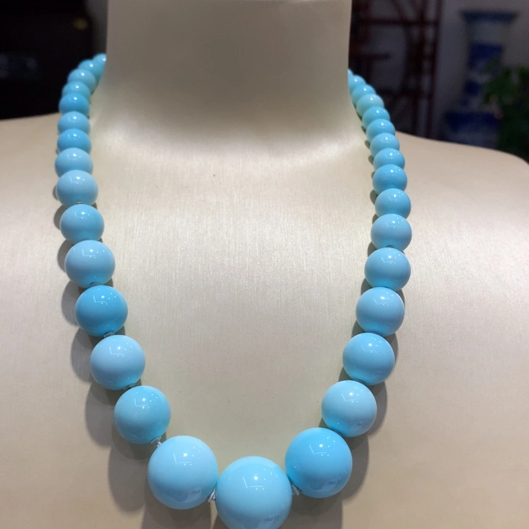 未镶嵌绿松石锁骨项链