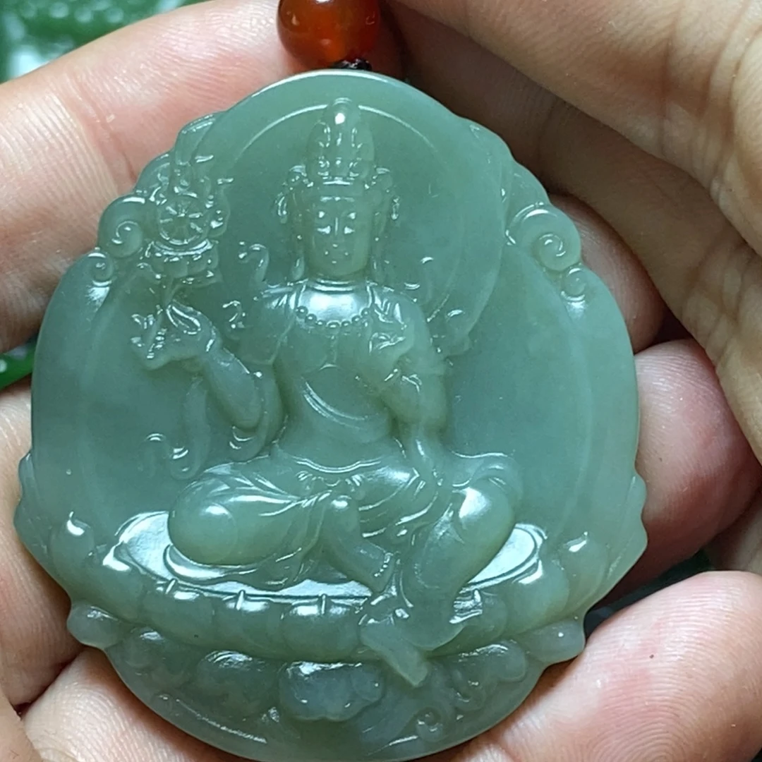 和田玉（碧玉）未镶嵌挂件