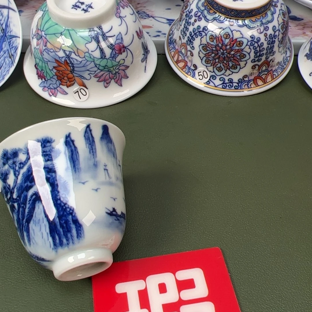 陶瓷景德镇纯手工纯手绘茶具木木29