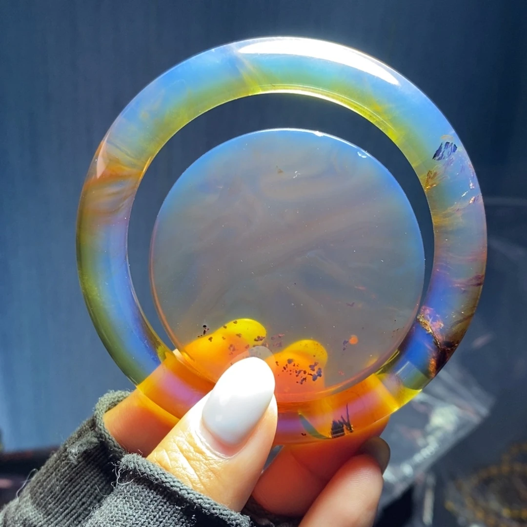 未镶嵌琥珀裸石58.5圈口