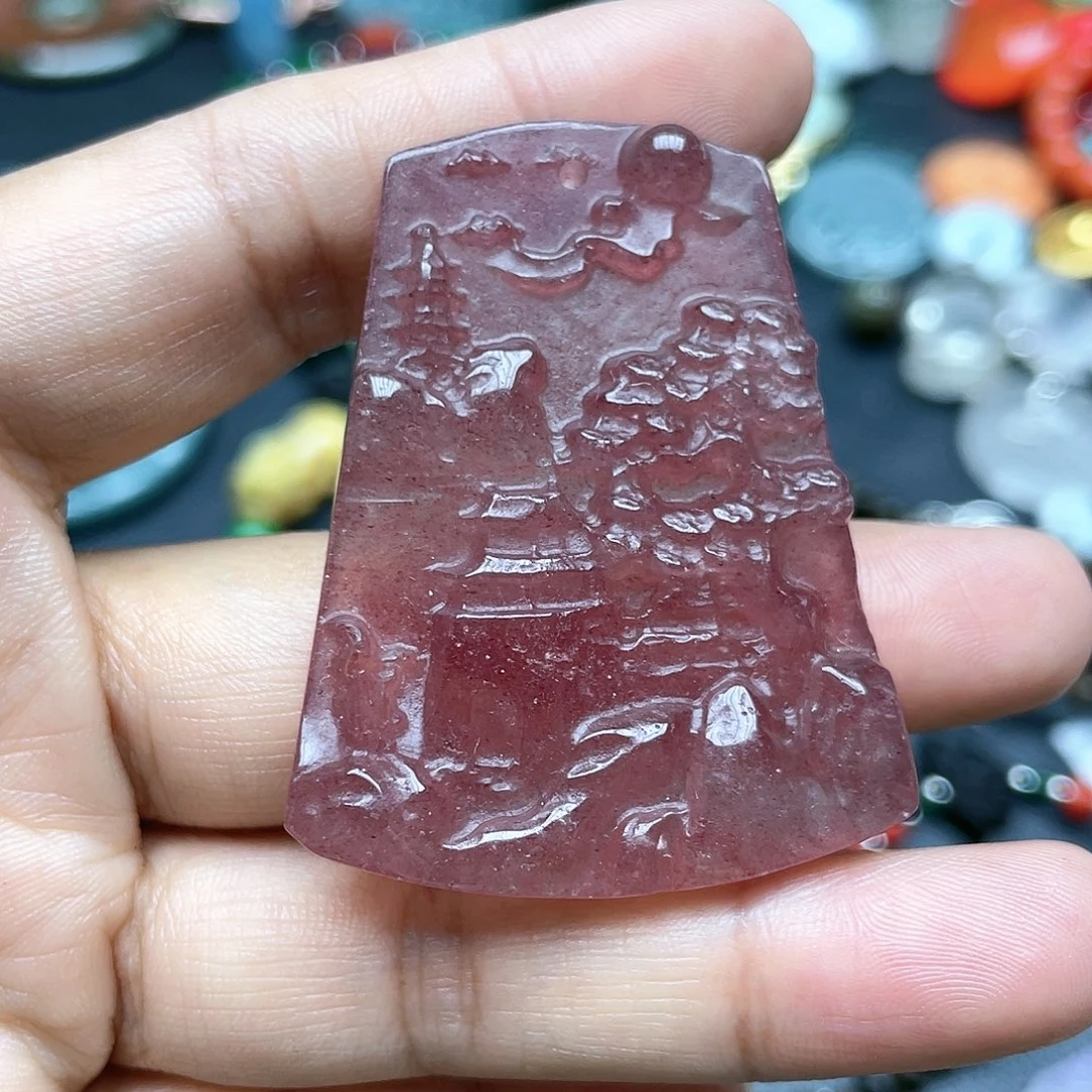 【闪购商品】合金颈饰芙蓉石