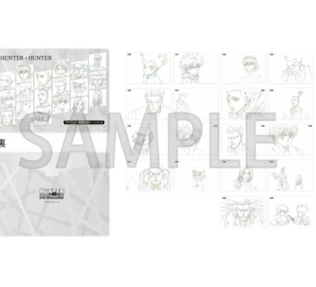 【全职猎人】pop up shop 原画线稿明信片  盲盒代拆