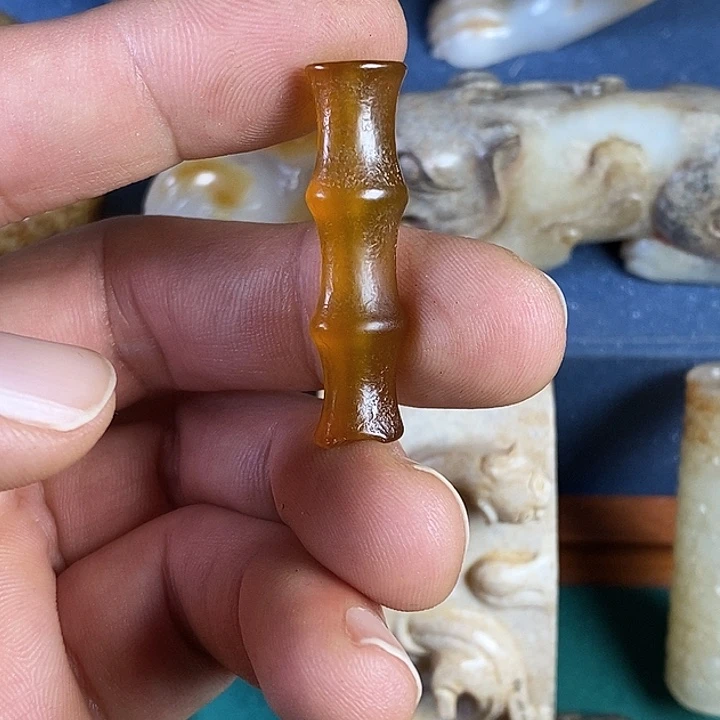 秋***光玛瑙/玉髓合金颈饰