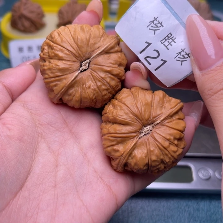 把件文玩核桃南瓜墩45.121