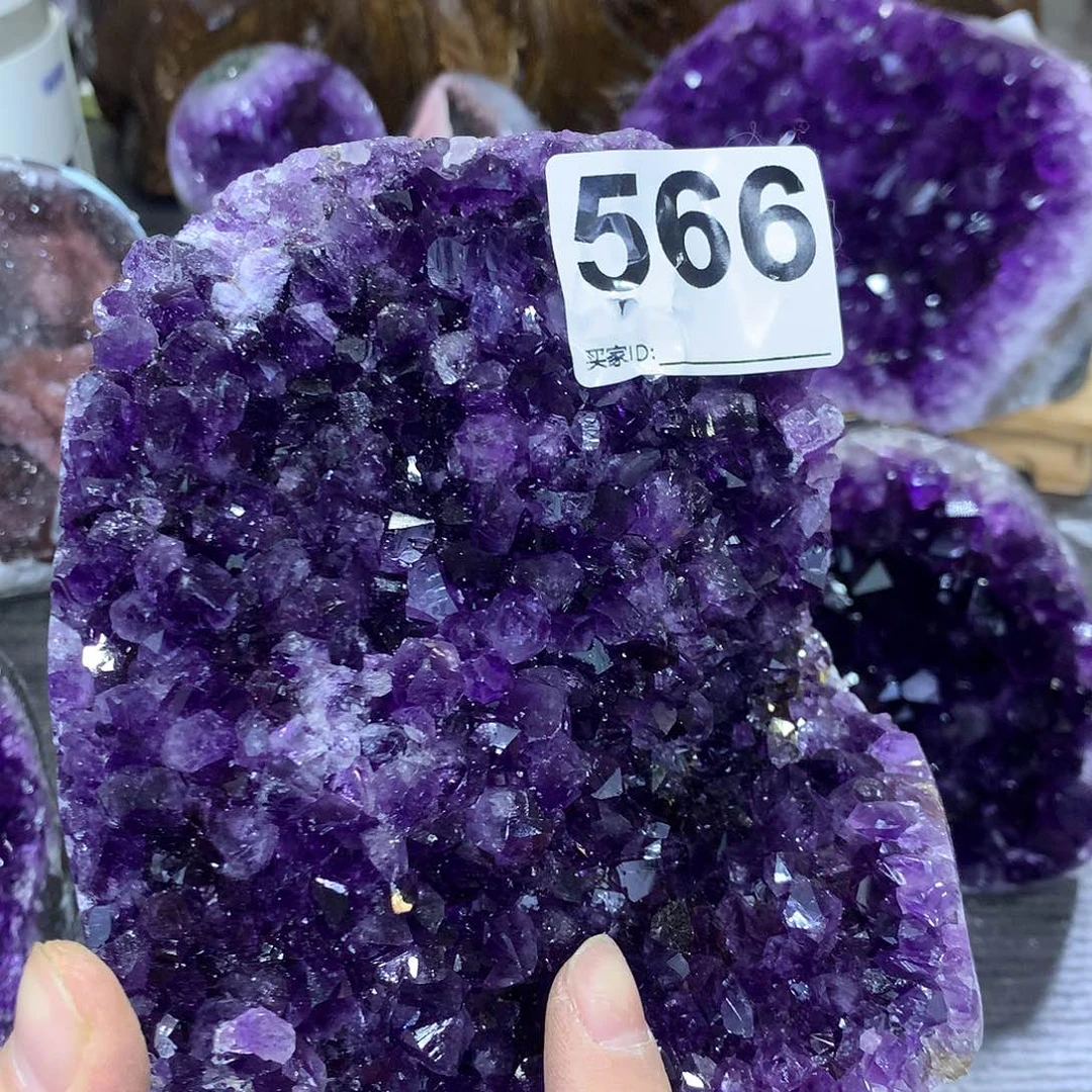 紫晶珠宝半成品未镶嵌566