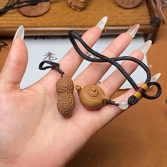 檀香木手串/手链花生+把把壶
