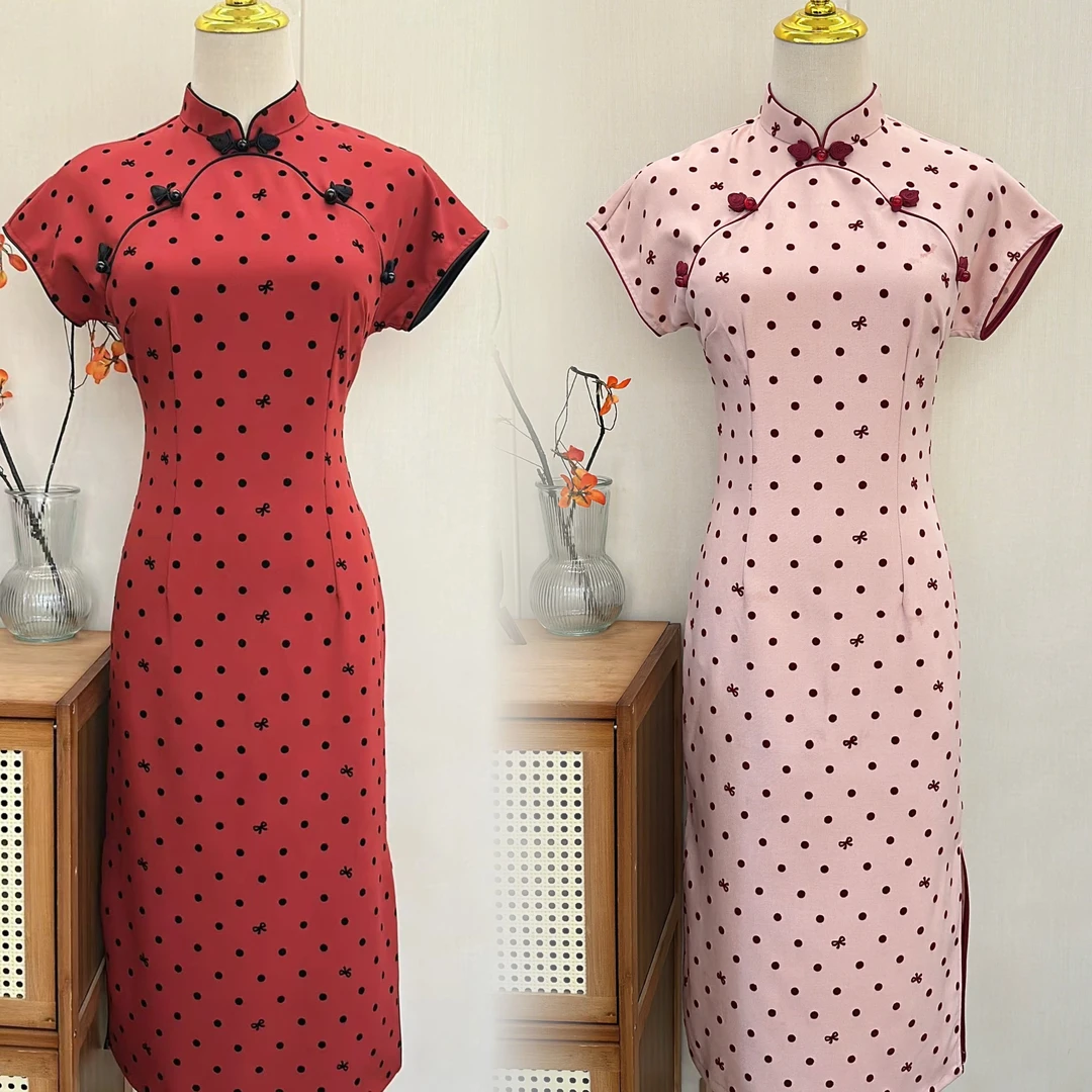 琉璃 2025春夏新款小个子少女气质显瘦中国风旗袍裙