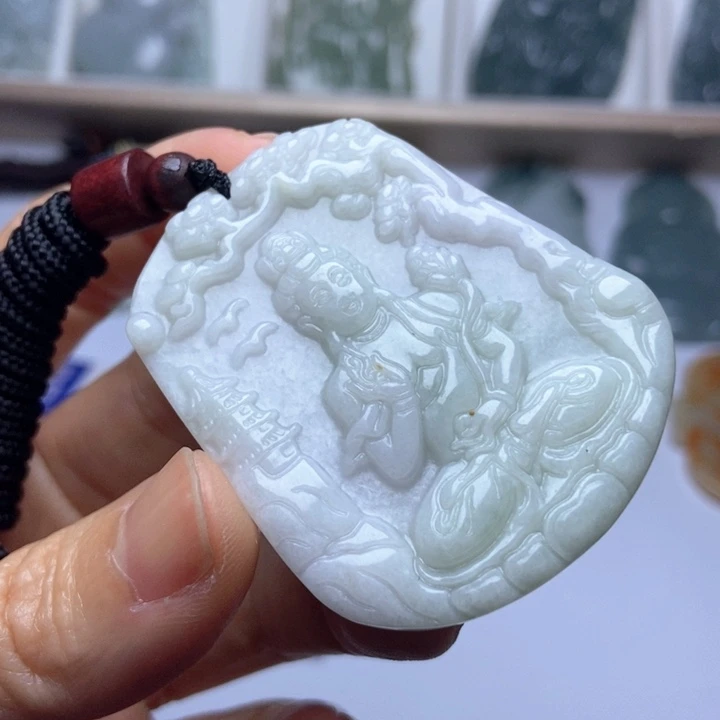 翡翠未镶嵌挂件翡翠
