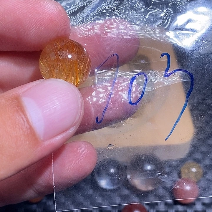 呆***儿未镶嵌手链发晶天然水晶手串
