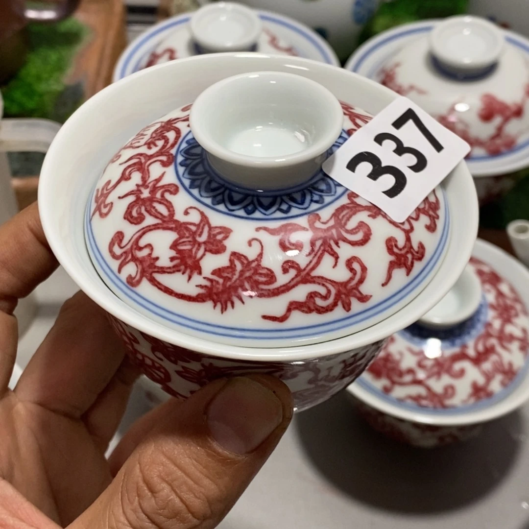 青花釉里红景德镇手绘