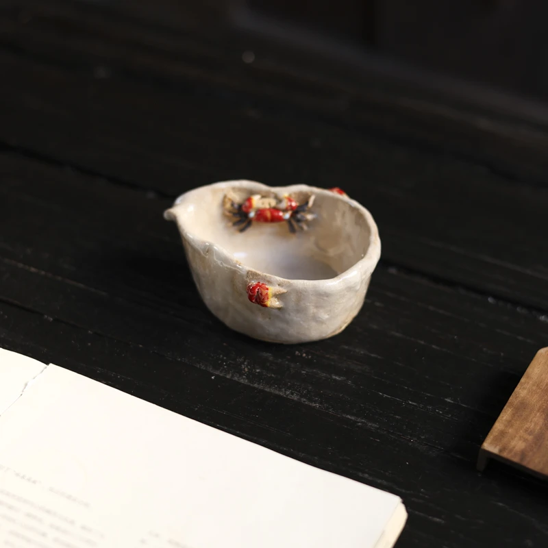 【野陶器】志野有钱公杯（本0589）