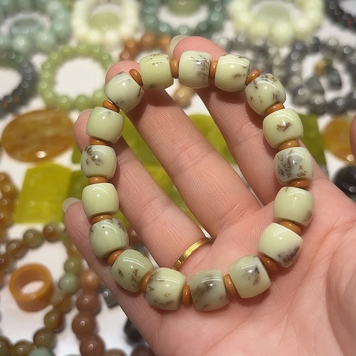 蛇纹石玉未镶嵌手串