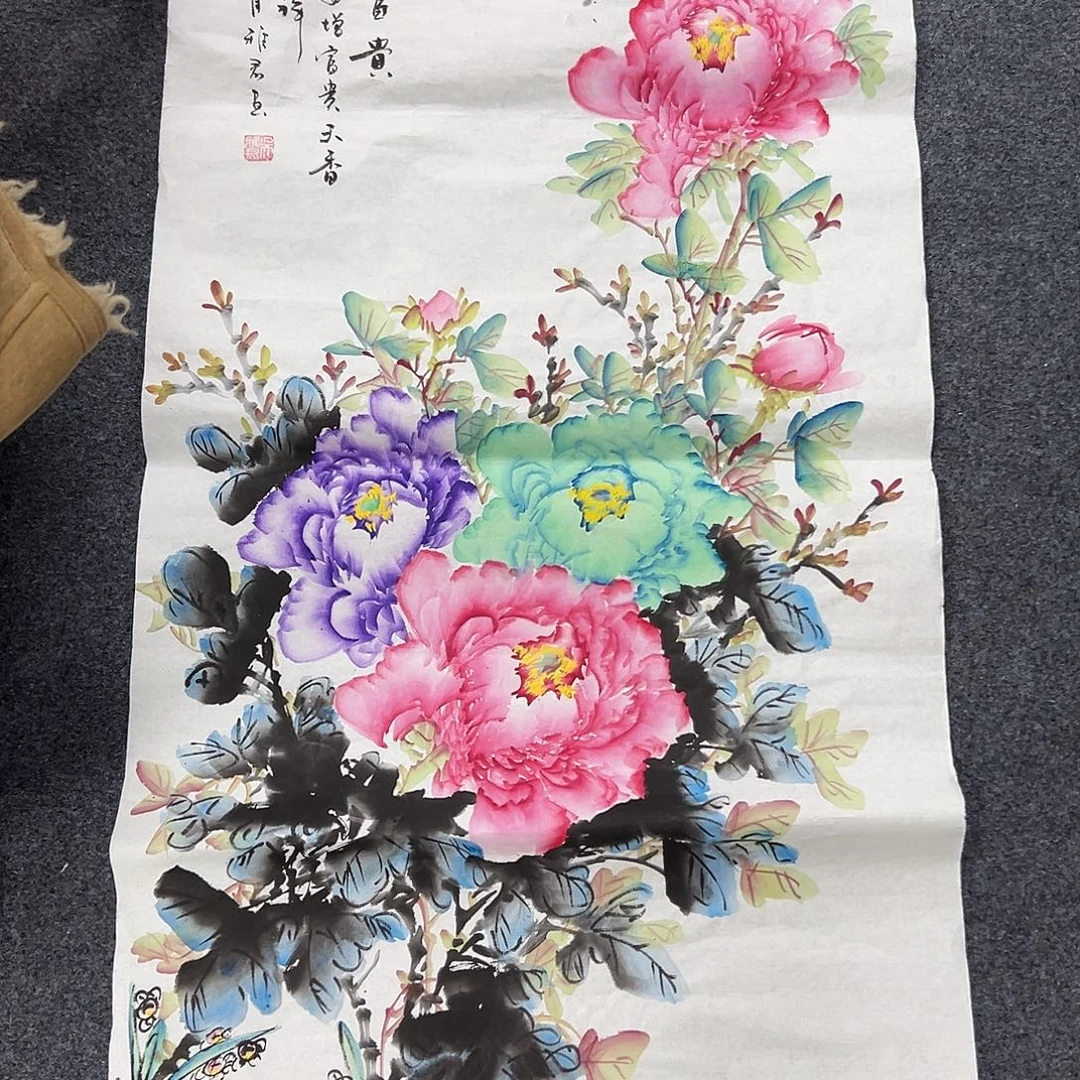 国画国画手绘大放漏