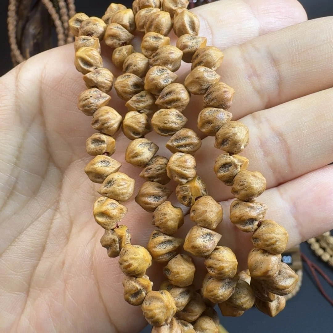 柏香籽/百香籽吊坠特殊打法尾花好看108